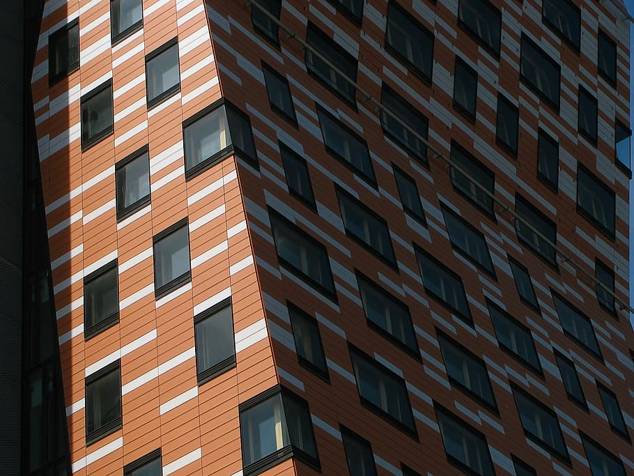 brown and white high-rise building, architecture, skyscraper HD wallpaper