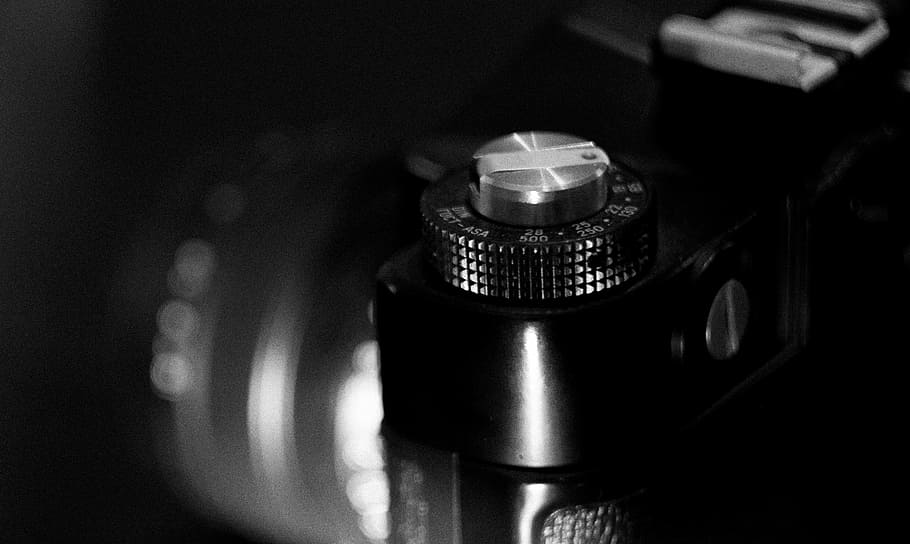 black-and-white, camera, close-up, equipment, camera - Photographic Equipment HD wallpaper