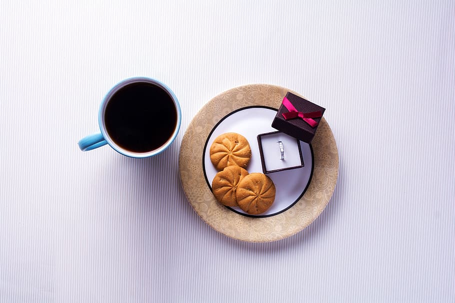 food, caffeine, coffee, cup, beverage, box, cookies, drink, espresso HD wallpaper