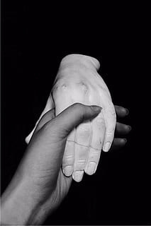 people, hand, one, handshake, man, stone, gypsum, the lone HD wallpaper