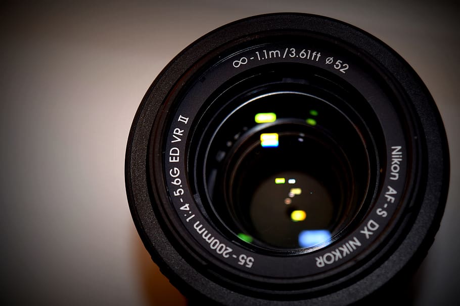 nikon, camera, lens, camera - photographic equipment, technology HD wallpaper