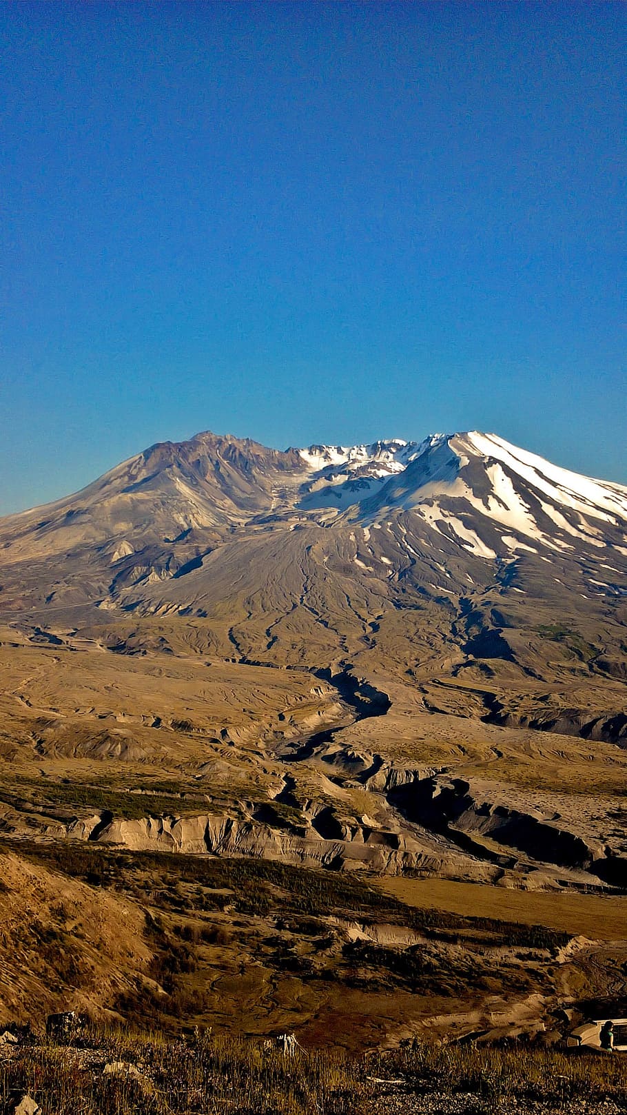 mount st helens, mountain, volcano, snow, active, stratovolcano, HD wallpaper