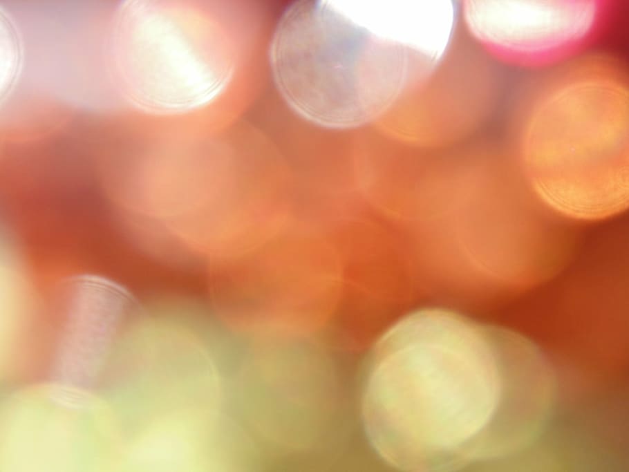 warm, bokeh, blur, orange, gold, white, background, abstract HD wallpaper