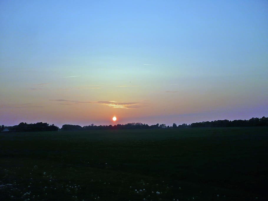 Sunset, Sun, Light, Nature, sky, scenics, tranquil scene, tranquility HD wallpaper