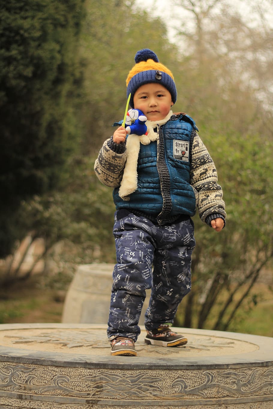 Child, Boy, Cold, one person, one boy only, childhood, full length HD wallpaper