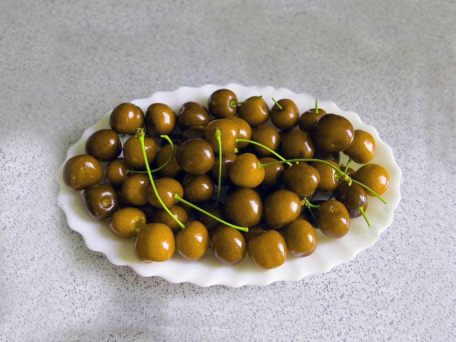 Olive, Green, Eat, Mediterranean, green olive, plate, picture HD wallpaper