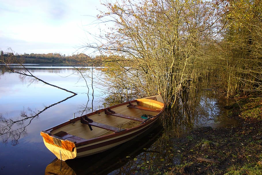 boot, water, lake, jetty, ship, nautical vessel, mode of transportation HD wallpaper