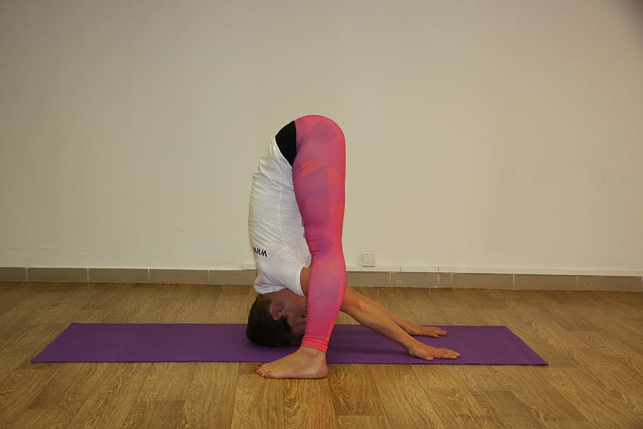 yoga, sarasvati, asana, sports, gymnastics, pose, flooring
