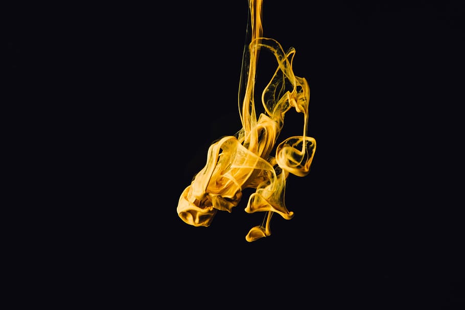 photo of yellow thread, gold-colored painting, fire - Natural Phenomenon HD wallpaper