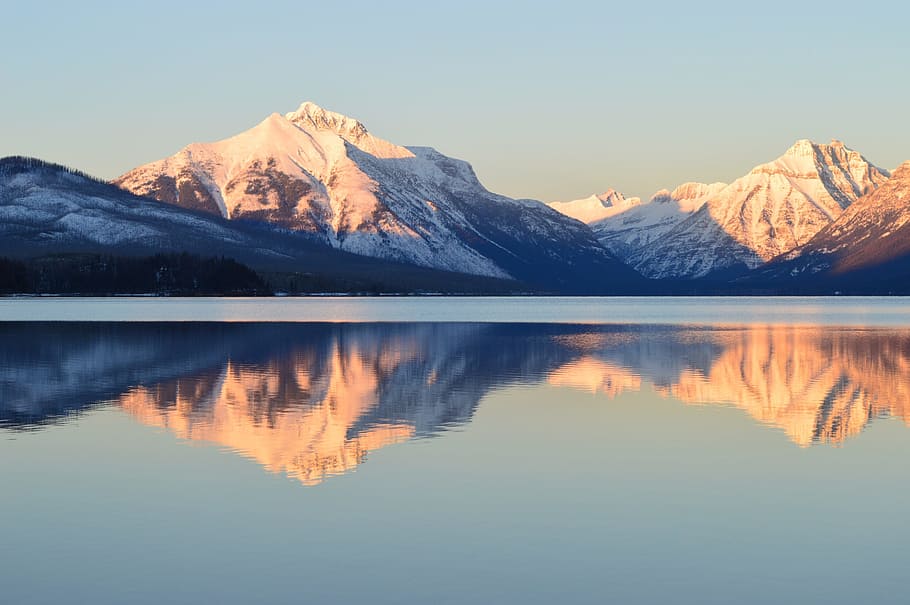 glacier, snow, landscape, mountains, adventure, daylight, ice HD wallpaper