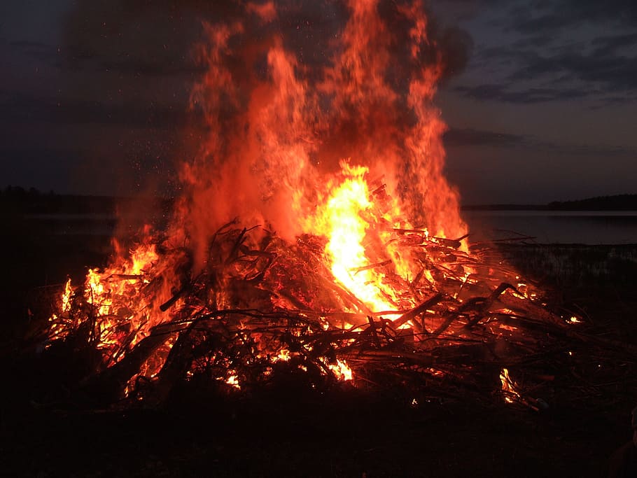 fire, flames, warm, heat, inferno, burning, heat - temperature HD wallpaper