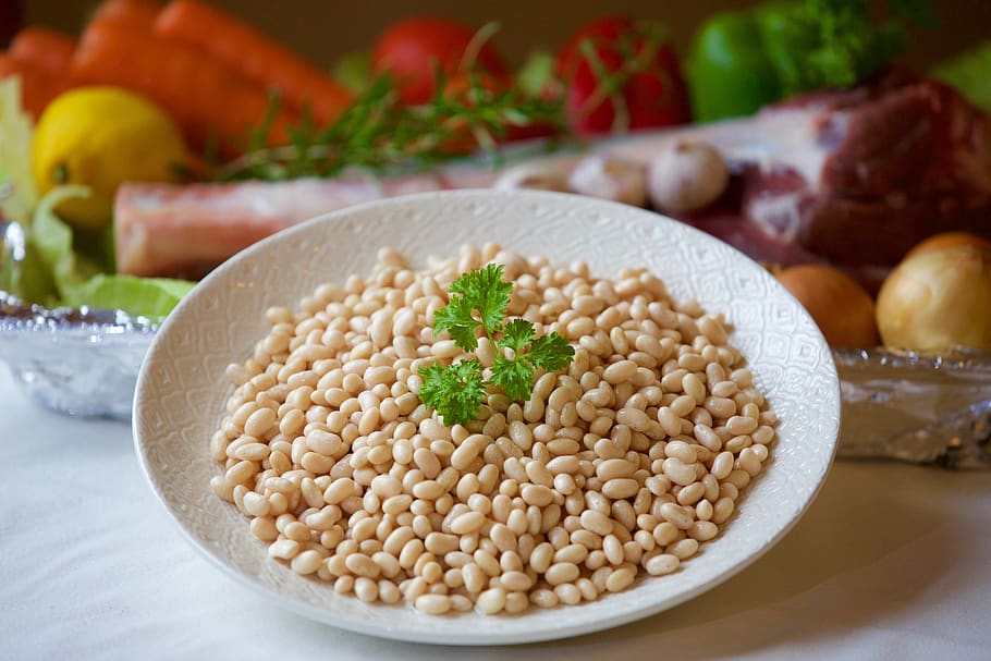 white kidney bean, vegetable, recipe, food, tjena-kitchen, health, HD wallpaper