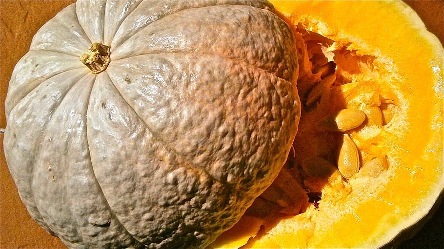 Fruit, Seed, Pumpkin, Vegetable, Nature, autumn, halloween HD wallpaper