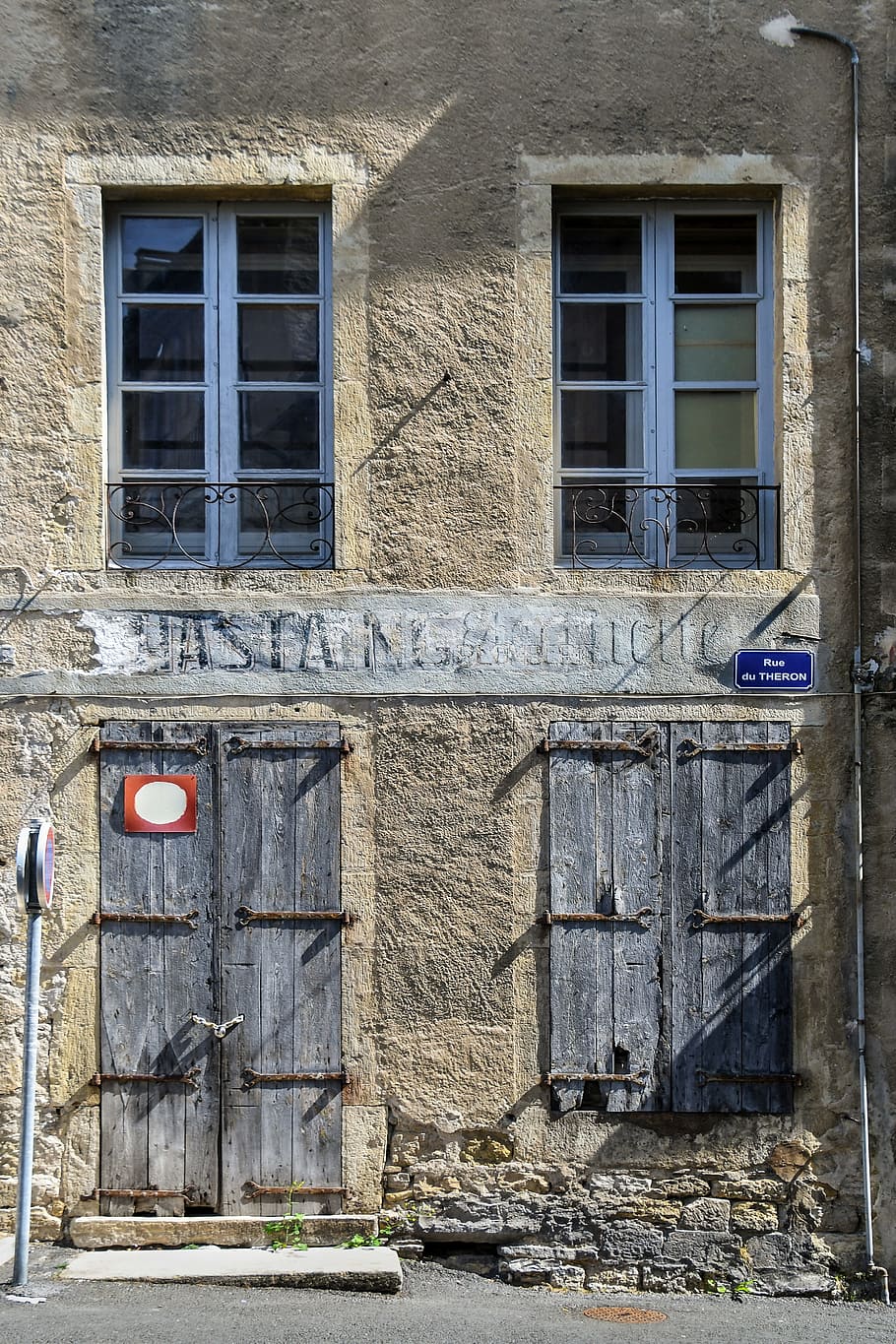 facade, old, house, window, door, former, wood, pane, architecture HD wallpaper