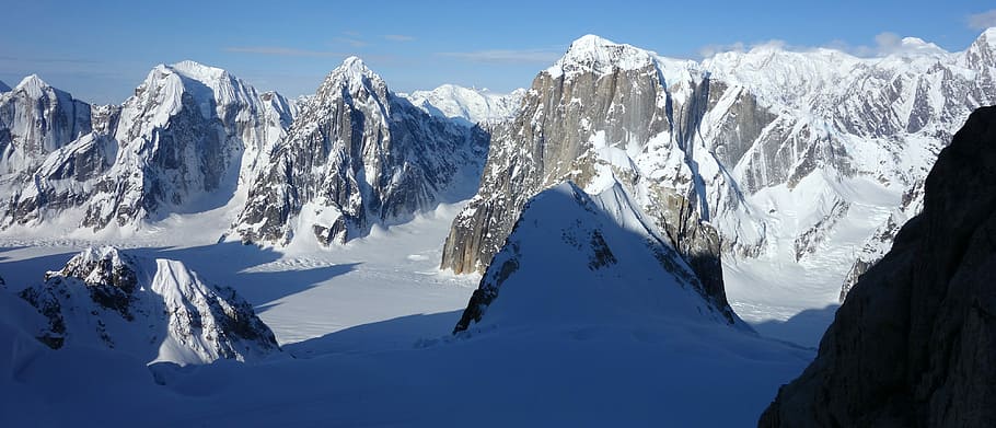 Ruth Gorge, Alaska, Alpine, mountain, snow, nature, mountain Peak, HD wallpaper