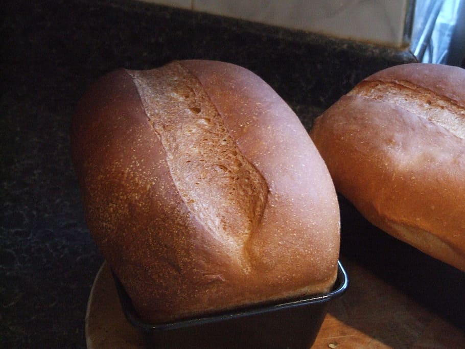 bread, loaves, baking, loaf, fresh, food, wheat, white, flour HD wallpaper