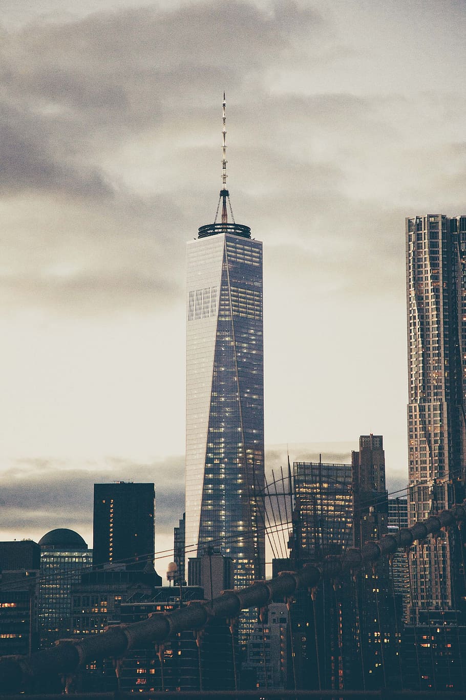 One World Trade Center, 1wtc, new york, building, architecture, HD wallpaper