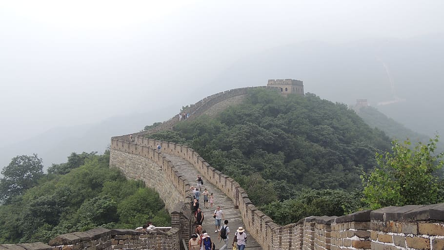 Beijing, China, Great, Wall, Asia, travel, chinese, landmark, HD wallpaper