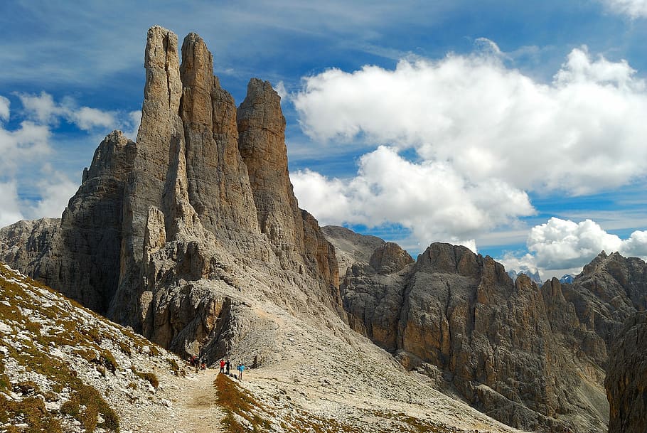landscape photo of mountain, nature, sky, rock, rock - object HD wallpaper