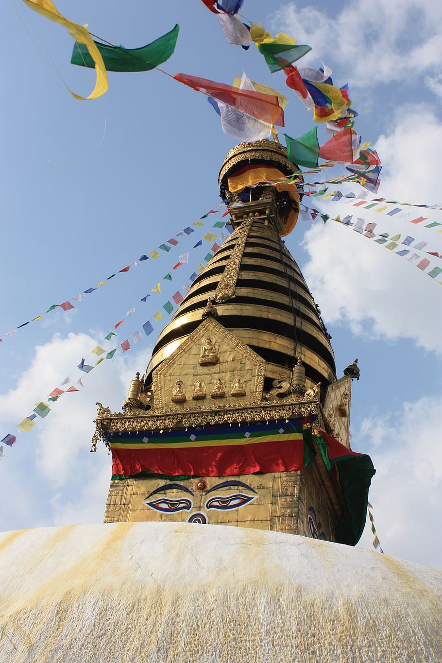 nepal, kathmandu, swayambhunath, monkey temple, stupa, hinduism, HD wallpaper