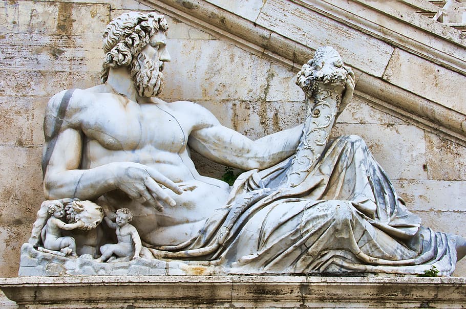 untitled, italy, rome, statue, architecture, europe, ancient HD wallpaper
