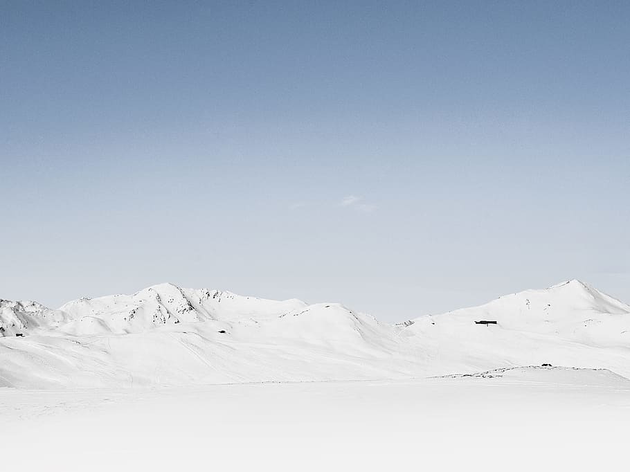 photography of snow covered mountain at daytime, snow covered mountain during daytime HD wallpaper