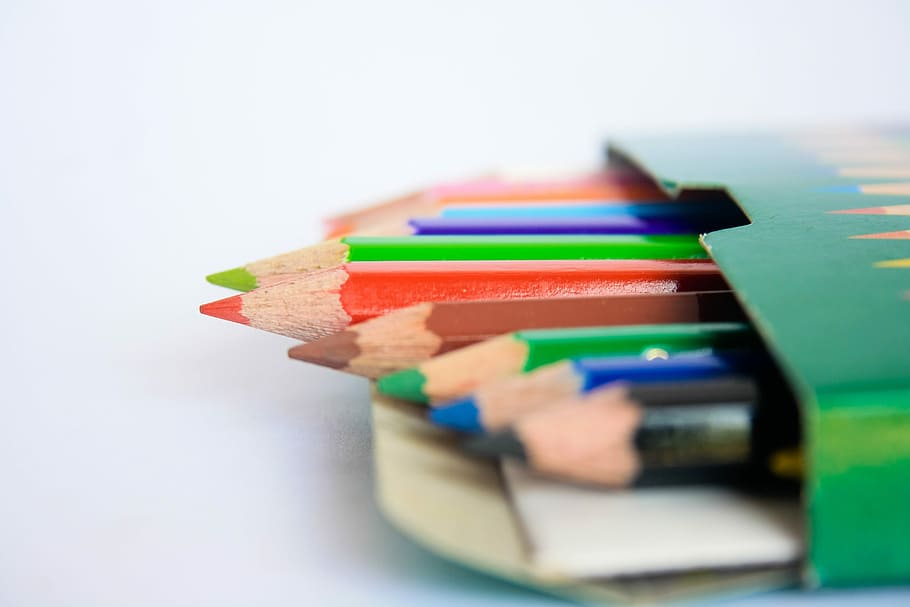 Pencils, Colors, Paint, Draw, Education, school, design, art HD wallpaper