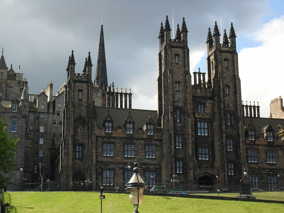 castle, scotland, edinburgh, building exterior, built structure HD wallpaper