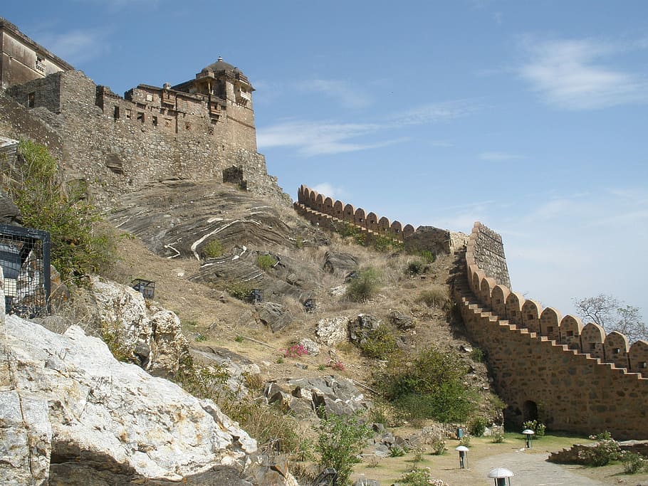 Rajasthan, Heritage, Fort, kumbhal garh rajasthan, historic architecture, HD wallpaper