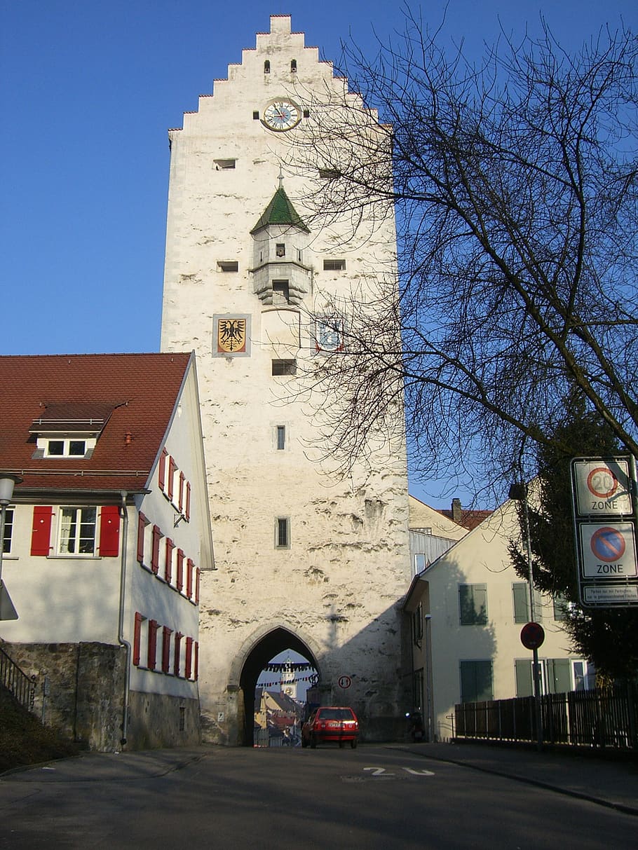 upper gate, ravensburg, downtown, middle ages, historically, HD wallpaper