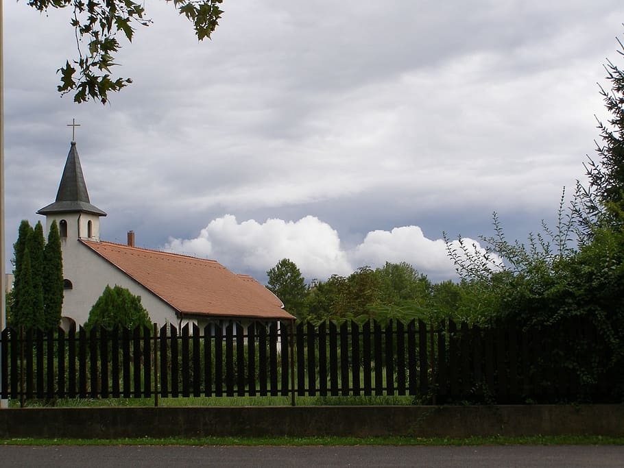 Landscape, rain, after, church, architecture And Buildings HD wallpaper