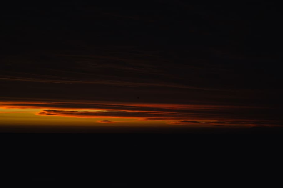 cloud, cloudscape, sunrise, sunset, golden hour photo of clouds HD wallpaper