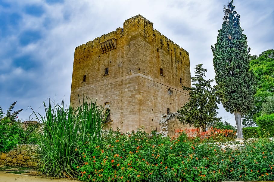 cyprus, kolossi, castle, medieval, history, architecture, fort HD wallpaper