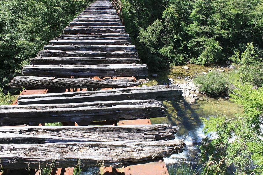 photography of gray wooden bridge, anxiety, annoying, think about HD wallpaper