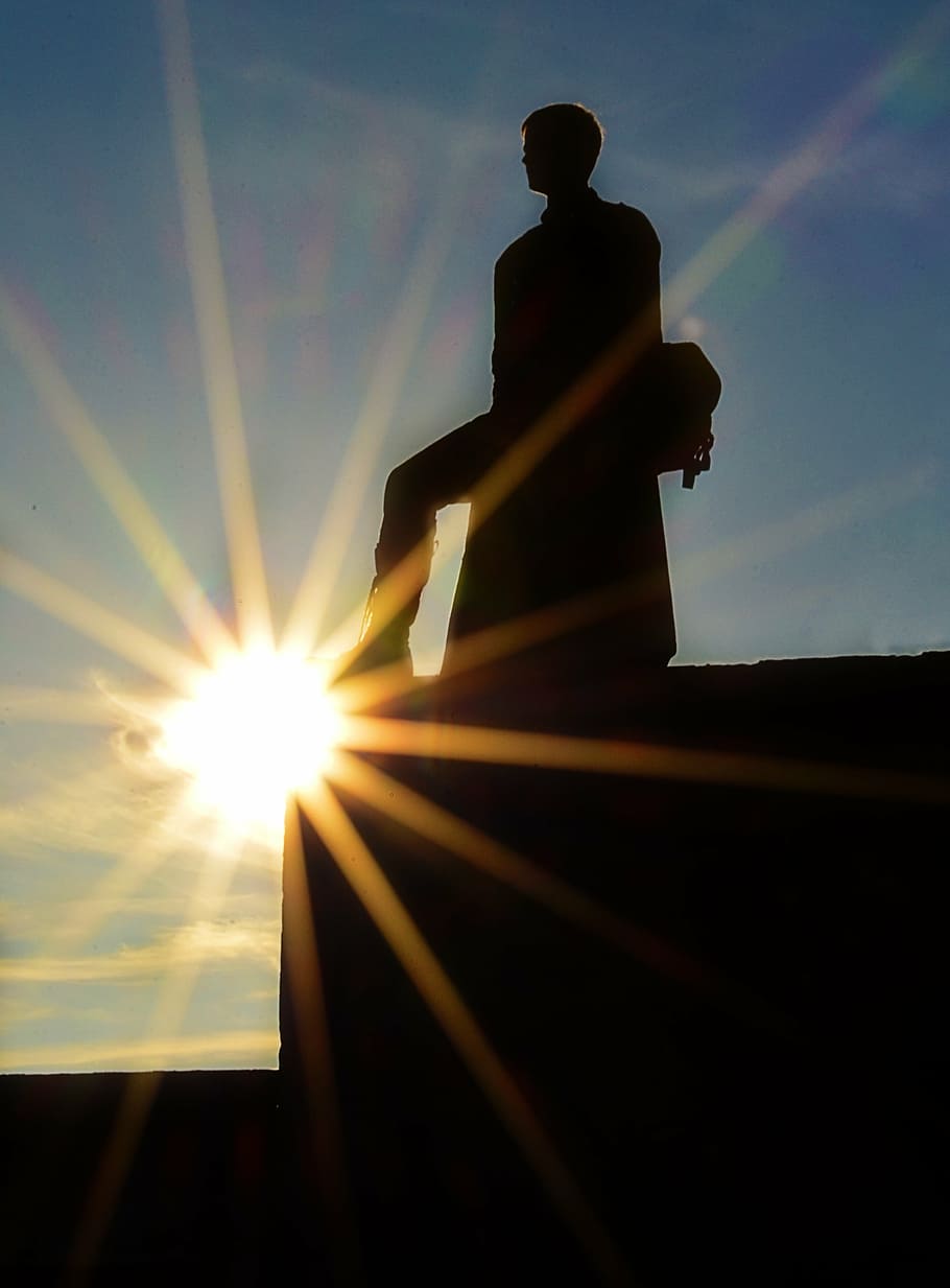 sun, rays, shadow, forces, ueta, sky, light, sunbeam, sunlight HD wallpaper