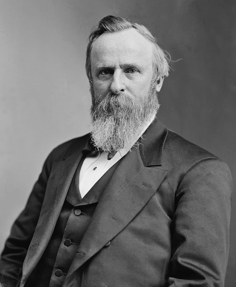 Rutherford B. Hayes Portrait, painting, president, public domain, HD wallpaper