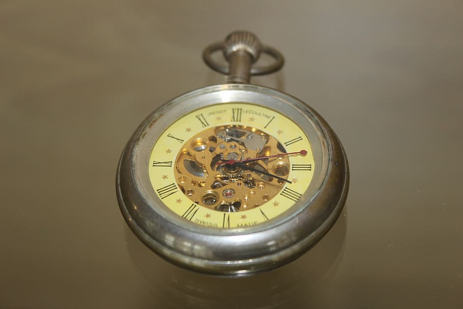 clock, old, antique, time, watch, pocket Watch, old-fashioned HD wallpaper