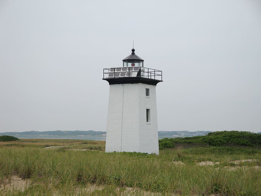 lighthouse, coast, landscape, tower, sky, architecture, built structure HD wallpaper