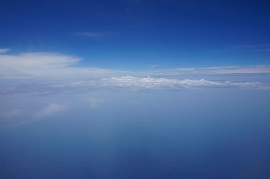 Sky, Blue, Blue, Cloud, cloud - sky, nature, cloudscape, scenics HD wallpaper