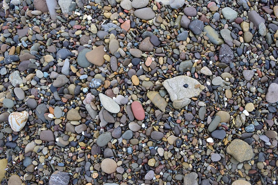 beach background, vacation, summer, natural, solid, stone - object HD wallpaper