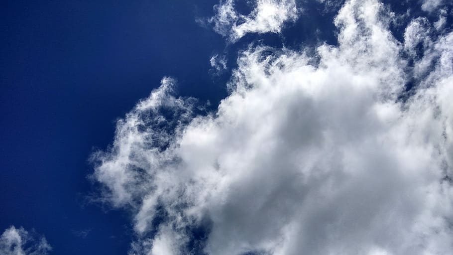 Clouds, Blue Sky, Blue, Sky, Blue Sky, blue sky clouds, blue sky background HD wallpaper