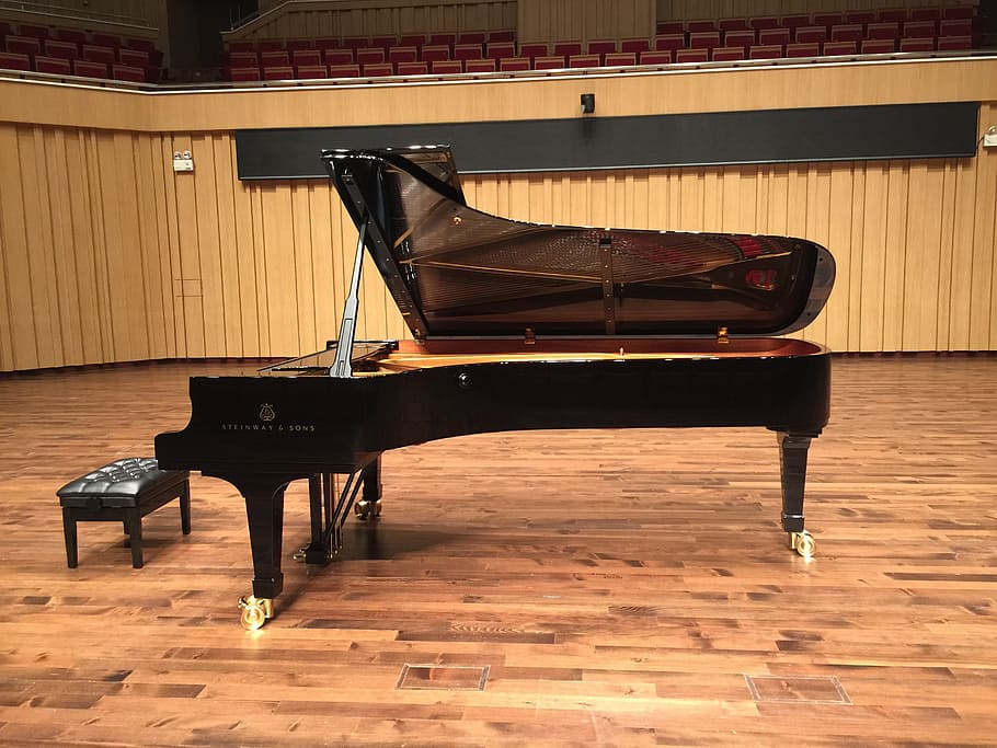 Changsha Concert Hall, Stage, steinway piano, musical Instrument, HD wallpaper