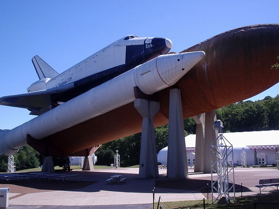 Space Shuttle pathfinder at the space camp in Huntsville, Alabama, HD wallpaper