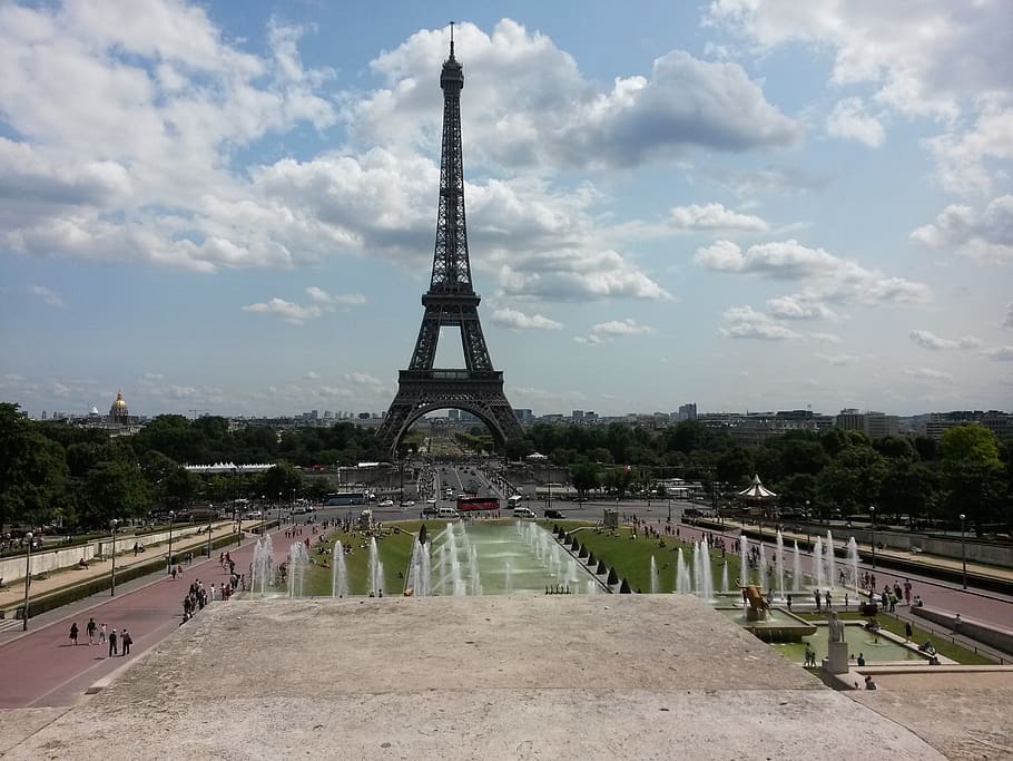 tower, paris, eiffel tower, architecture, built structure, sky HD wallpaper