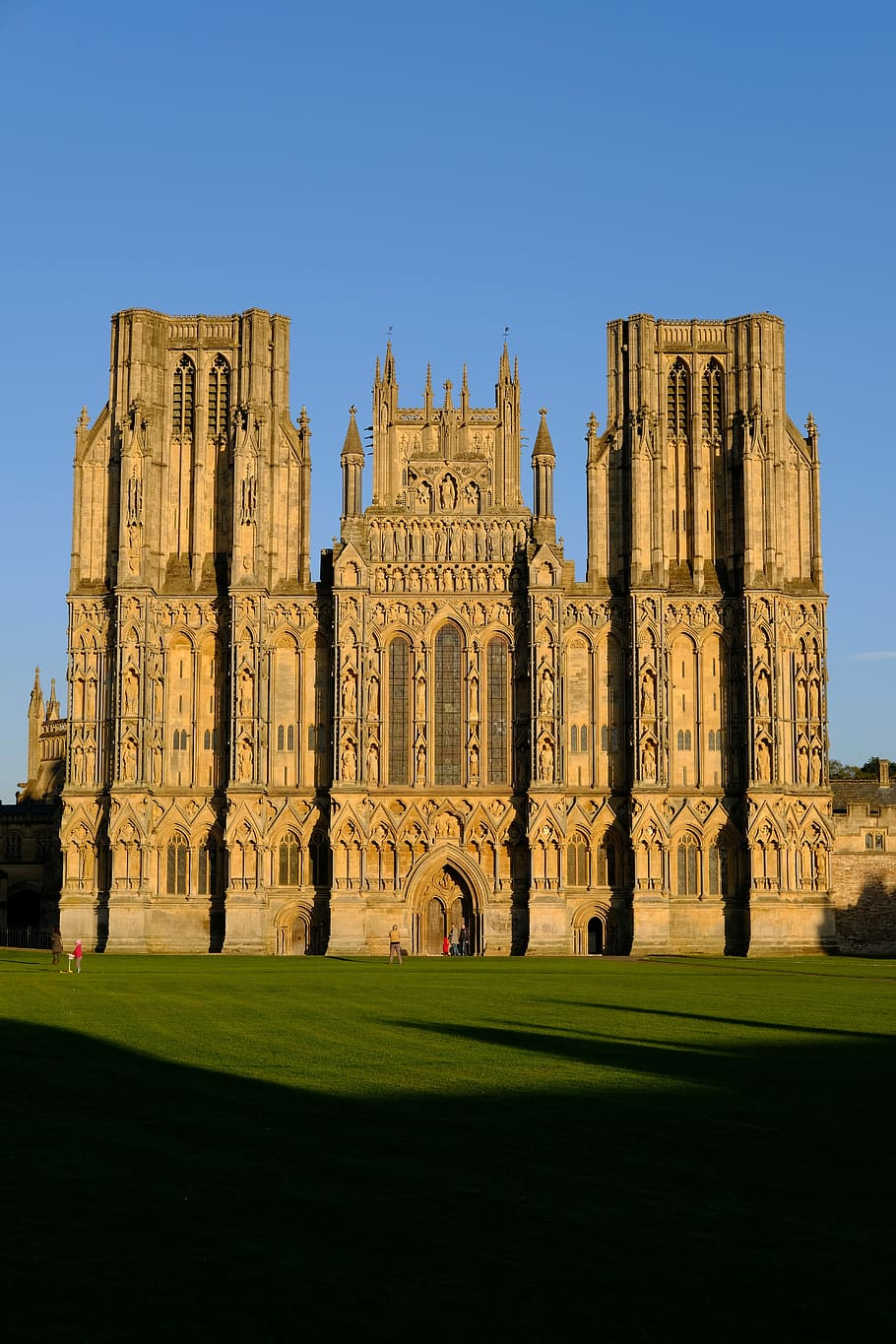 Wells Cathedral, Cathedral, Architecture, city, historic, gothic, HD wallpaper