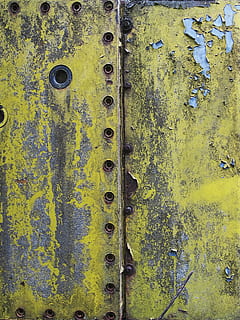 panel, riveted, excavators, background, rusty, metal, detail HD wallpaper