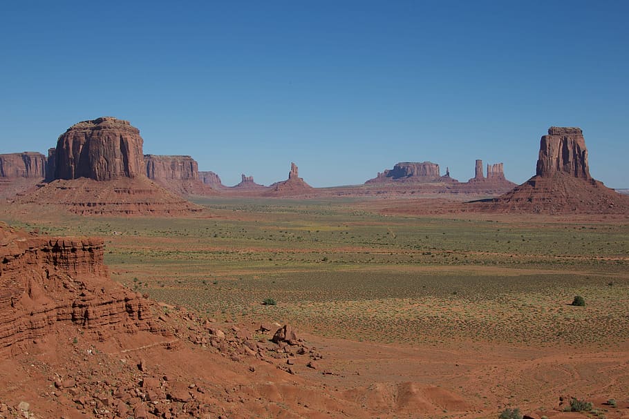 usa, landscape, nature, panorama, national park, monument valley, HD wallpaper