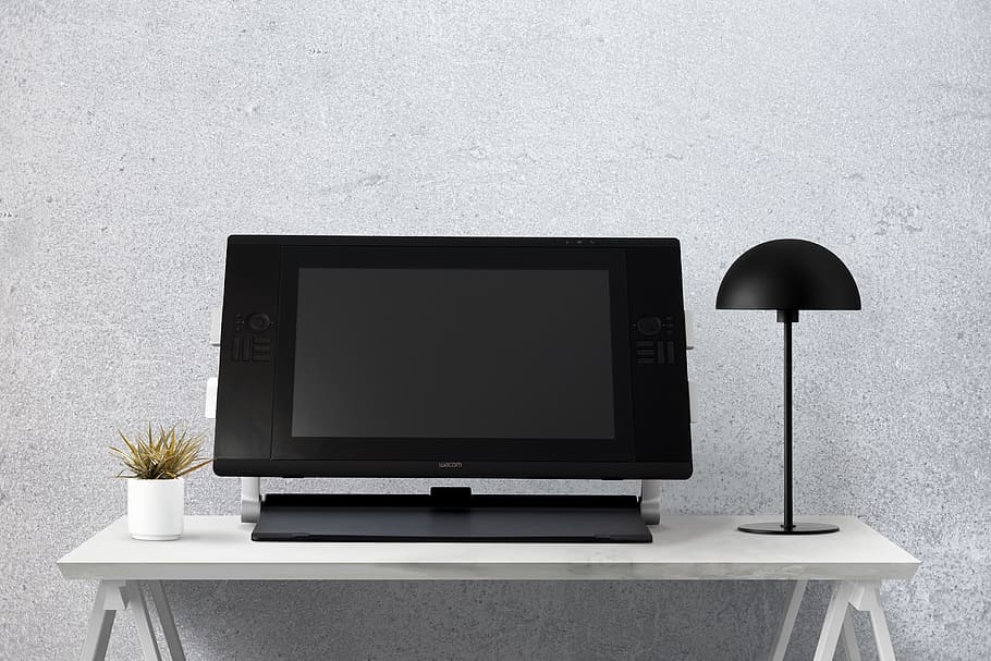 mockup, wall, poster, frame, template, interior, technology HD wallpaper
