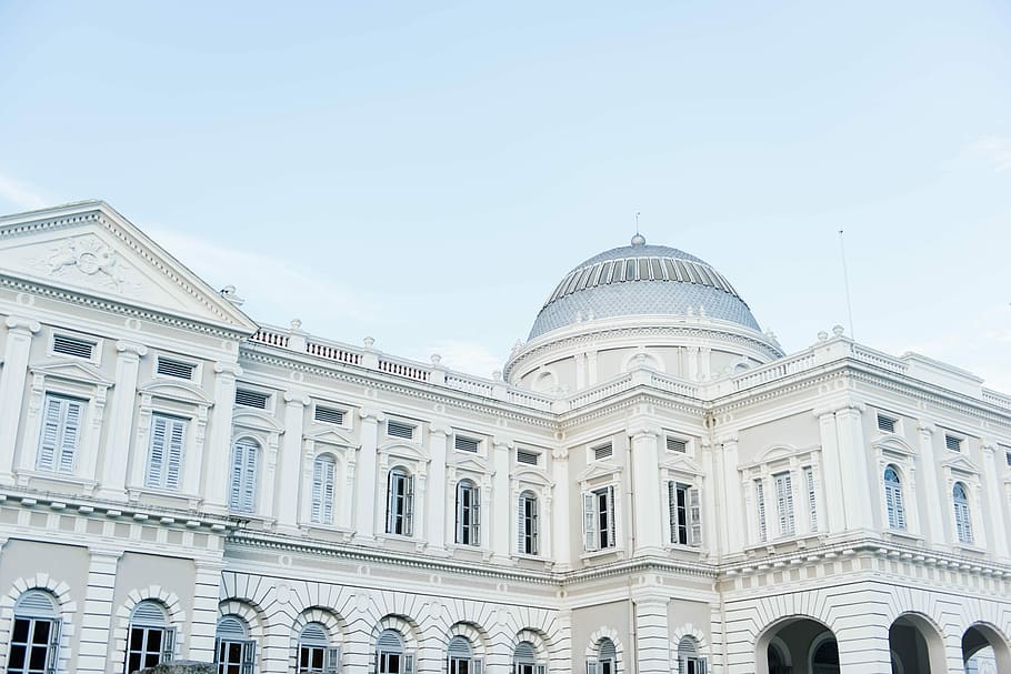 white dome building, dome roofed building at daytime, architecture HD wallpaper