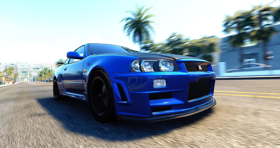 nissan, gtr, r34, performance, coupe, drive, driving, fast, HD wallpaper